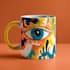unique custom coffee mug design