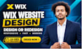 create wix website design redesign wix edit build wix website revamp wix website