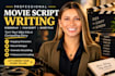do movie script writing screenplay film script screenwriting