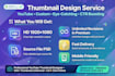 design viral clickbait youtube thumbnail