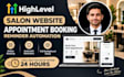 setup gohighlevel salon website appointment booking reminder automation