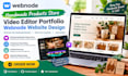 setup handmade products store video editor portfolio webnode website design