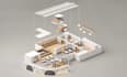create 3d architectural massing and axonometric visualization