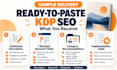 optimize your amazon KDP book listing for SEO