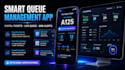 build virtual queue management app digital alerts ticketing waiting line system