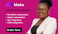 setup make automation,fix make come,make com automation,make expert