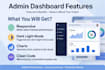 build responsive admin provider and customer booking dashboard