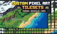 do full 2d game environment rpg maker mv mz tilesets, autotiles, pixel art maps