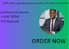 Write a professional resume, cv and cover letter by Umarfaruk7777 | Fiverr