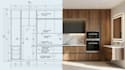draft custom kitchen cabinet, vanity, and casework shop drawings