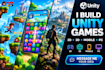 create a unity game with custom gameplay mechanics