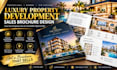 design an off plan luxury property development sales brochure