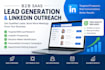 b2b saas lead generation and linkedin outreach