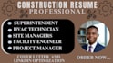 an ats site manager, superintendent, construction resume