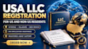 register US llc, wymoning llc, foreign owned llc and assist with ein