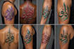 create handdrawn persian arabic calligraphy tattoo