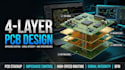design 4 layer pcb with impedance control signal integrity high speed routing