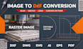 manually convert your image to dxf   plasma and laser cutting