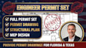 architect, structural engineer for permit drawings in texas and florida