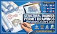 structural engineer permit drawings engineer stamp ca, ohio, tx, co, ga, utah