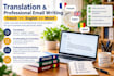 write and proofread professional documents in french