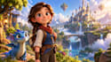 create pixar style 3d character animation and ai video