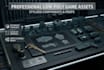 create low poly stylized 3d assets and game props