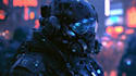 create cyberpunk character art
