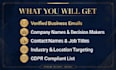 find targeted b2b business emails