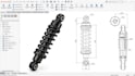 create mechanical parts in solidworks for manufacturing with technical drawing