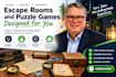 design high quality puzzles, escape rooms and interactive games