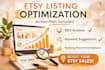 write etsy SEO titles, tags and descriptions that rank