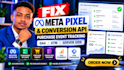 fix meta pixel, conversion API and purchase event tracking, server side, ga4 gtm