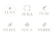 design minimalist organic skincare logo
