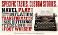write a custom spicy romance inspired by your kinks