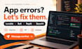 fix improve lovable ai, bolt, replit and base44 app bugs and errors in 24 hours