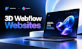 3d webflow animated website spline animation threejs website 3d landing page