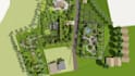 design landscape irrigation plan, sprinkler zones and drip irrigation layout