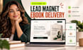 build a systeme io lead magnet funnel with ebook delivery