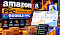 setup amazon ppc sponsored ads, manage amazon fba google ppc ads campaign