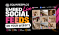 add and customize live social media feeds on your squarespace website