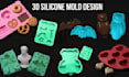 design custom silicone mold for resin casting and product manufacturing