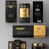 premium design candle label and premium candle box packaging
