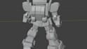 create 3d robot and mecha models in blender