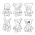 do technical drawing, line art, vector line art illustration