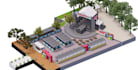 design a professional event venue floor plan