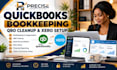 do expert quickbooks bookkeeping, qbo cleanup and xero setup