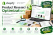 do product research , optimizing