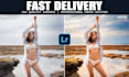 create, edit 10 professional lightroom presets and resell