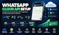 set up whatsapp cloud API and meta business manager